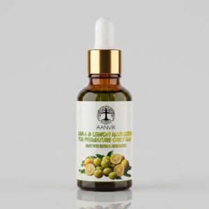 Amla & Lemon Hair Serum for Premature Grey Hair 60ml